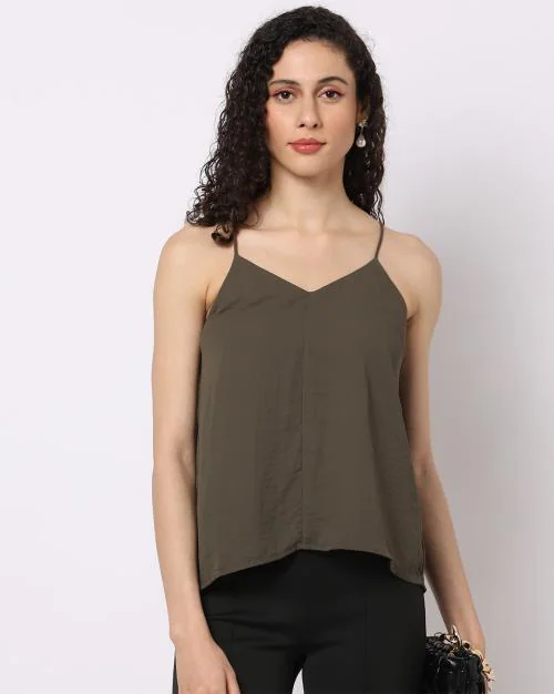 Strappy V-Neck Top