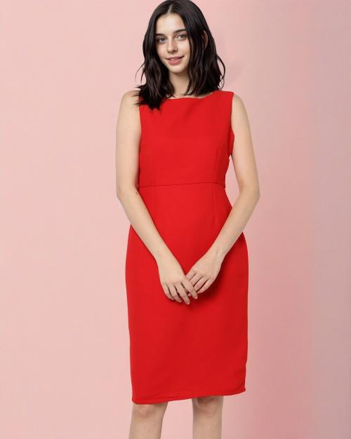 Women Slim Fit Sheath Dress