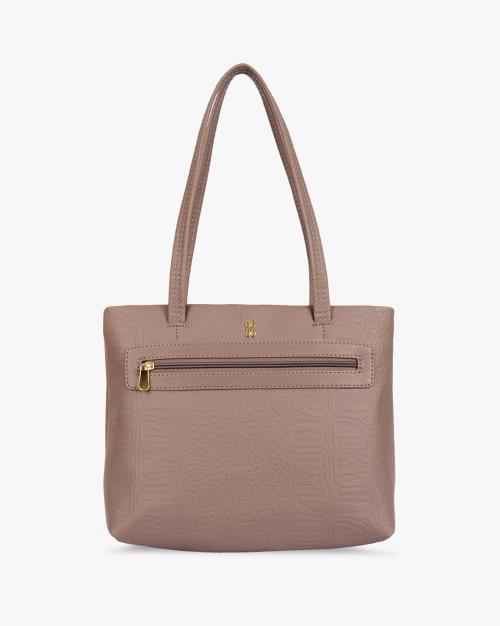 Croc-Pattern Tote Bag