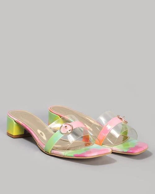 Women Chunky Heeled Sandals