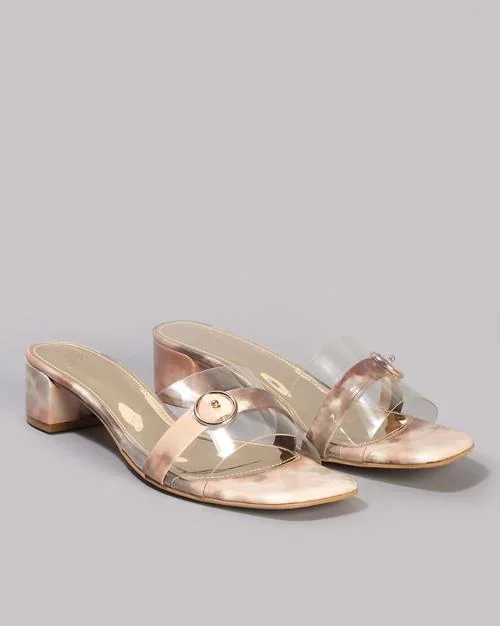 Women Chunky Heeled Sandals