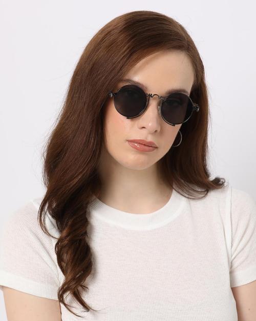 Buy WT22023 UVProtected Circular Sunglasses Online at Best Prices in
