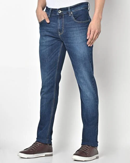 Low Rise Skinny Fit Narrow Leg Jeans