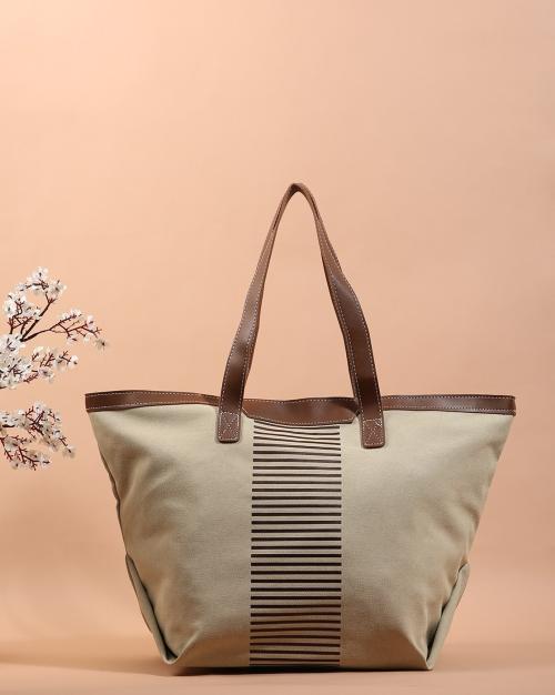 Striped Tote Bag