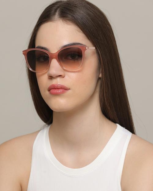 204464 Double Gradient Round Sunglasses