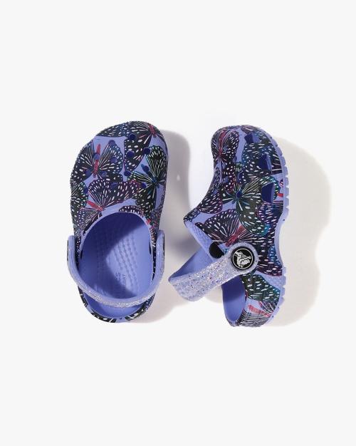 Boys Classic Butterfly Print Clogs