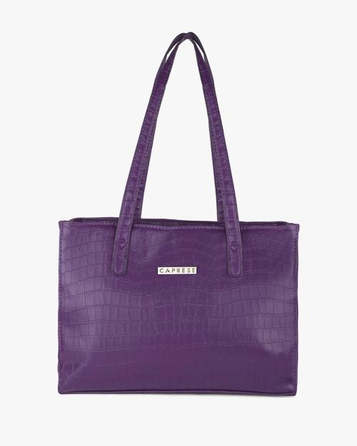 Women Croc-Embossed Shoulder Bag