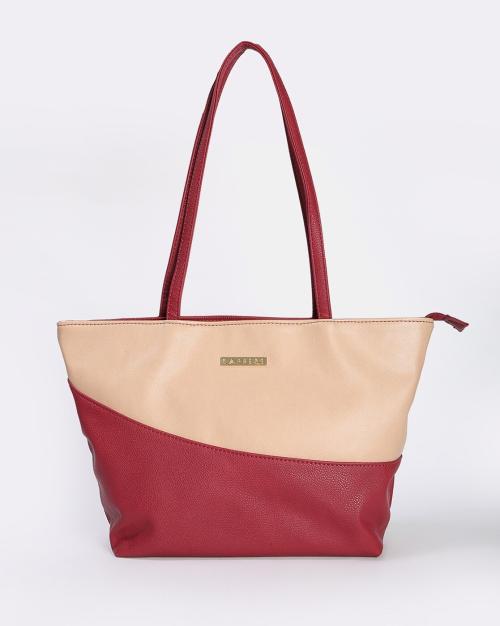 Colourblock Tote Bag