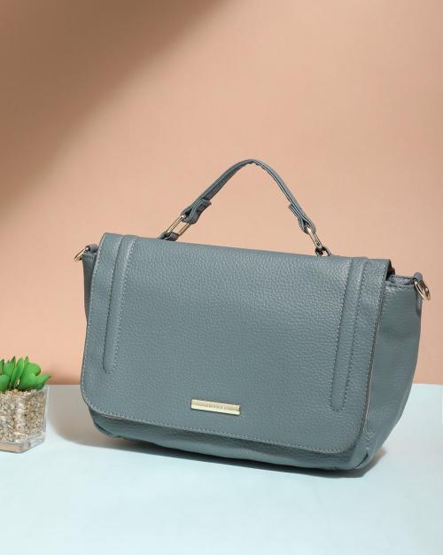 Satchel Bag with Detachable Sling Strap