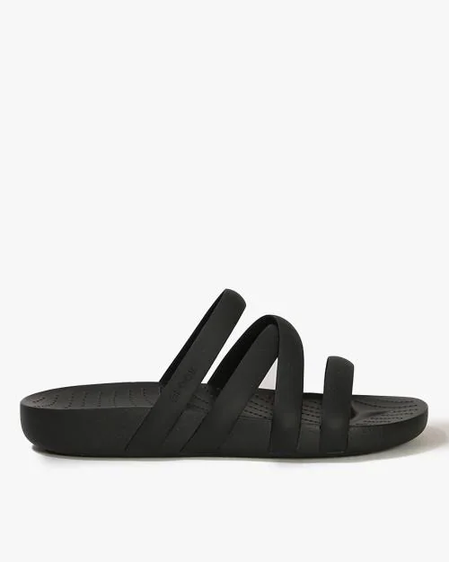 Slip-On Strappy Flat Sandals