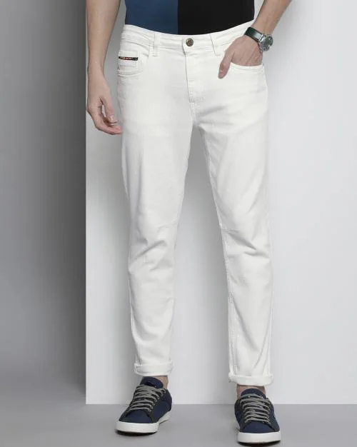 Mid-Rise Carrot Fit Jeans