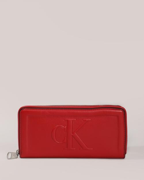 Logo Embossed Zip-Around Wallet