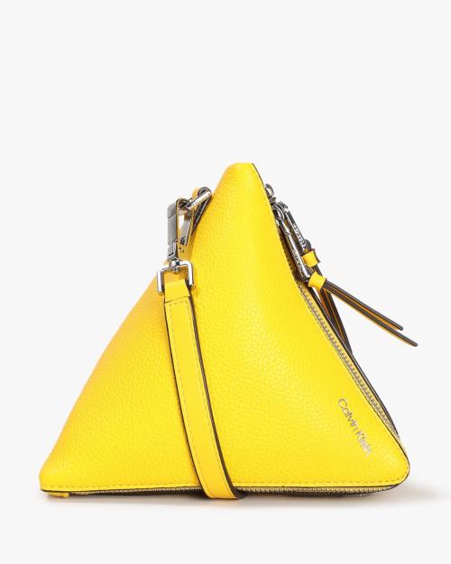Triangular Sling Bag with Detachable Strap