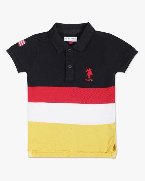 Striped Polo T-Shirt