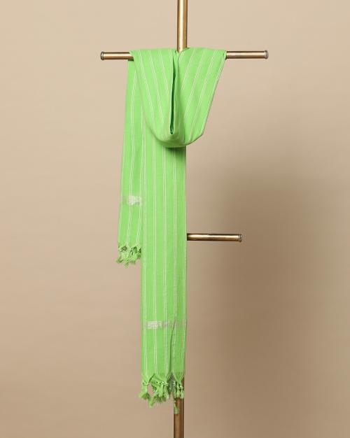 Woven South Strriped Cotton Dupatta