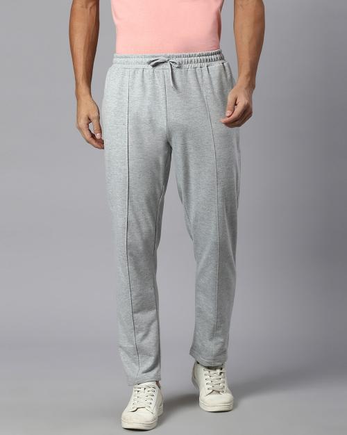 Men Panelled Straight Track Pants