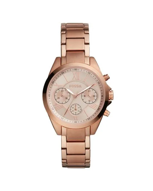 Women Chronograph Rose Gold Watch - BQ3036