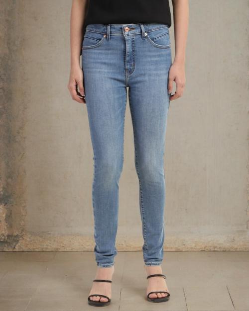 Light-Wash Skinny Fit Jeans