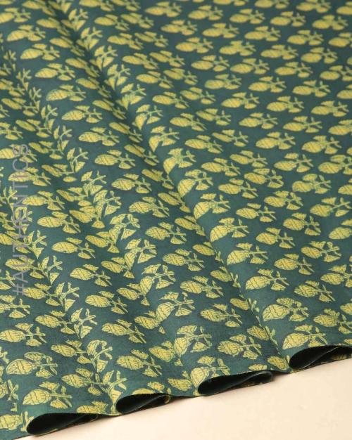 Akola Indigo Dabu Hand Block printed Cotton Dress Material