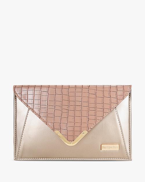 CrocEmbossed Envelope Clutch JioMart