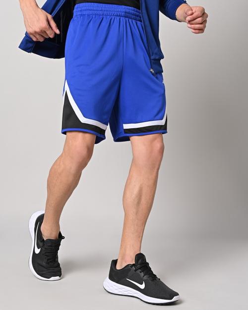 Flat-Front Mid-Rise Shorts