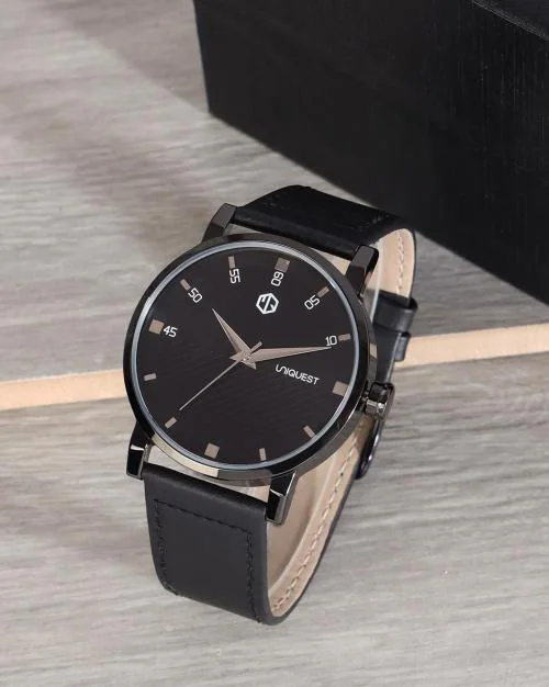 Black Dial Analogue Fashion Watch For Men