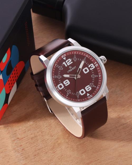 Red Dial Analogue Fashion Watch For Men