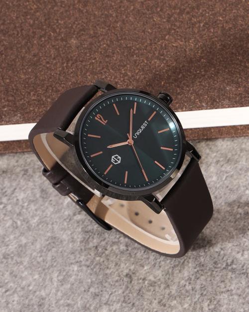 Green Dial Analogue Fashion Watch For Men