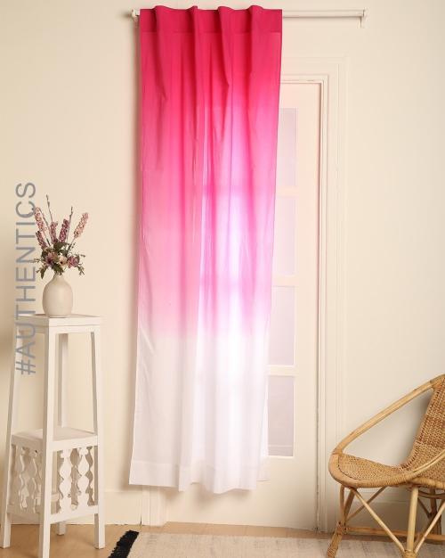 Buy Hand Dyed Ombre Cotton Window Curtain Online at Best Prices in