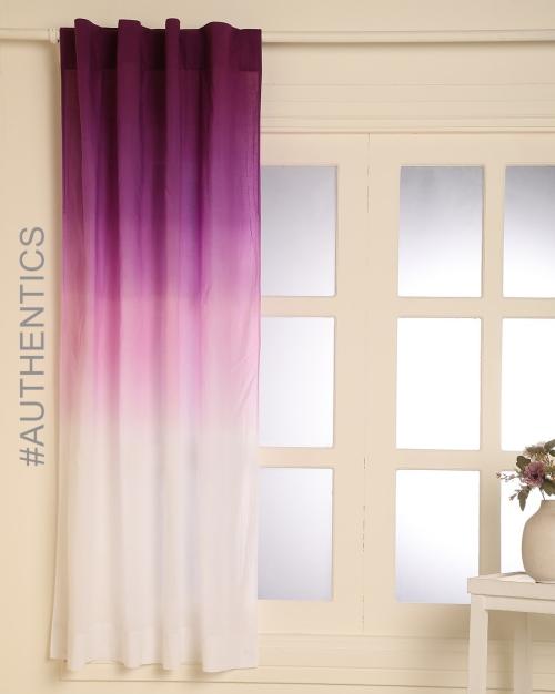 Hand Ombre-Dyed Window Curtain