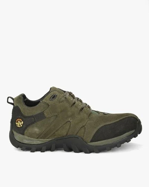 Woodland Men Olive Shoes