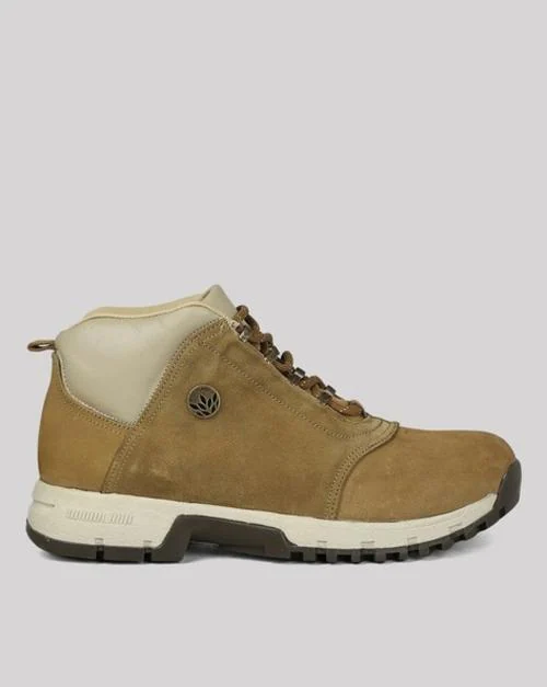 Woodland Men Camel Boots
