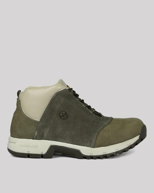 Woodland Men Green Boots