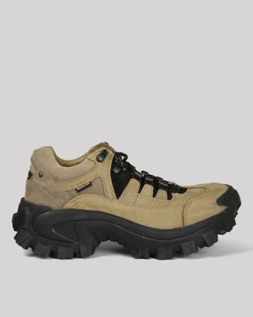 Woodland Men Khaki Shoes