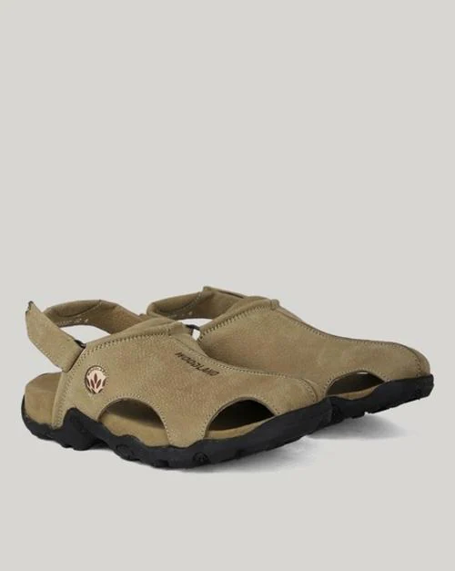 Woodland Men Khaki Sandals