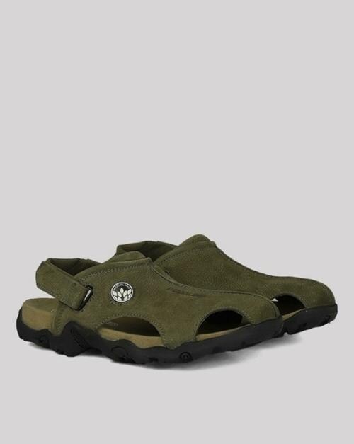 mens green sandals