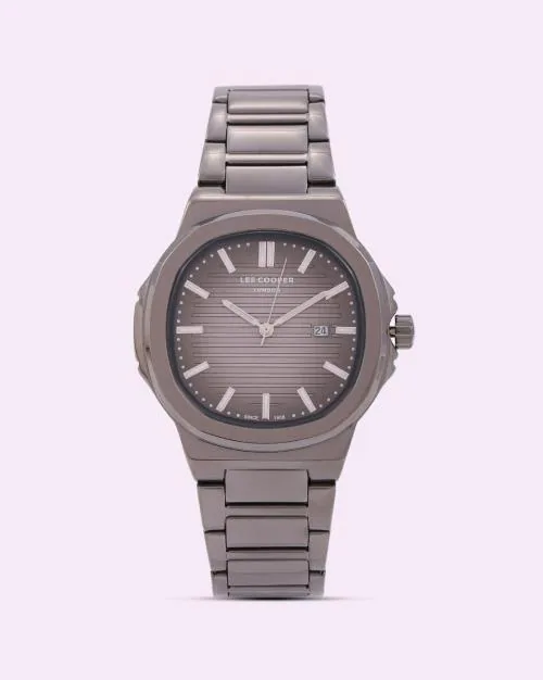 LC07368.060 Analogue Watch with Striped Dial