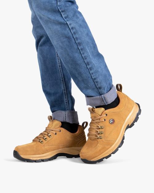 Round-Toe Lace-Up Shoes