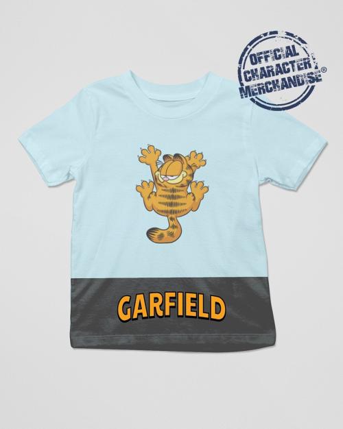 Garfield Print Round-Neck T-Shirt