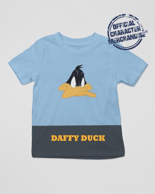 Daffy Duck Print Round-Neck T-Shirt