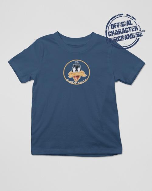 Daffy Duck Print Round-Neck T-Shirt