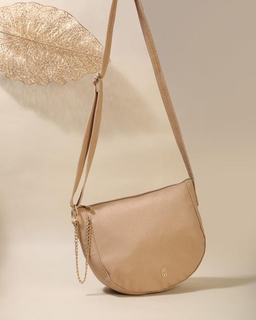 Sling Bag with External Zip Pocket