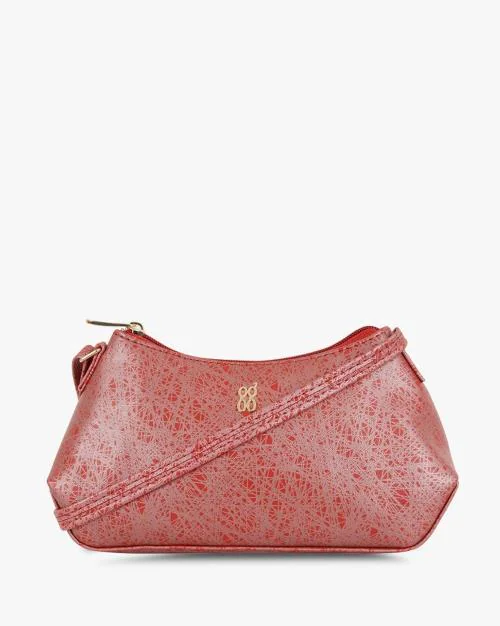 Women Sling Bag with Metal Logo