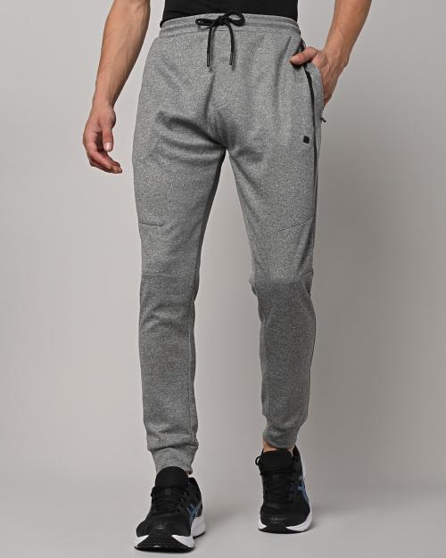 Men Heathered Slim Fit Joggers