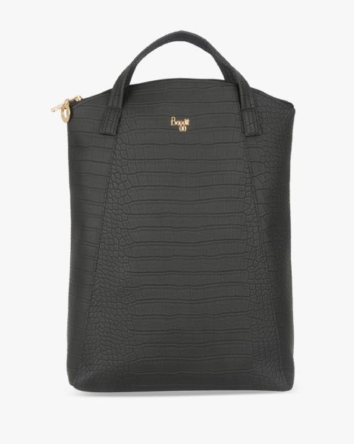 Women Croc-Embossed Backpack