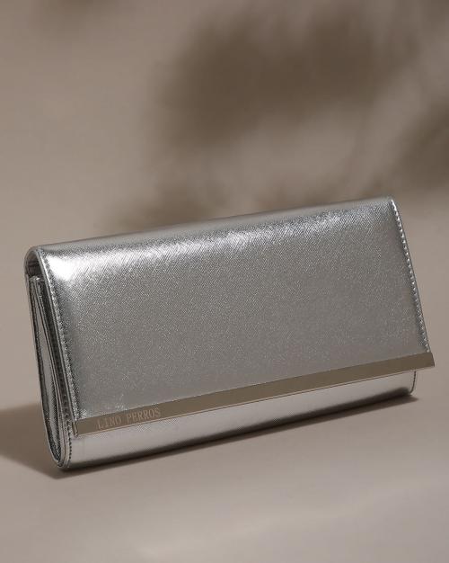 Women Snap Closure Sling Clutch