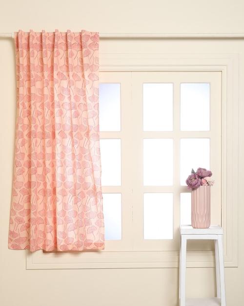 Buy HandDyed Handblock Print Cotton Window Curtain Online at Best