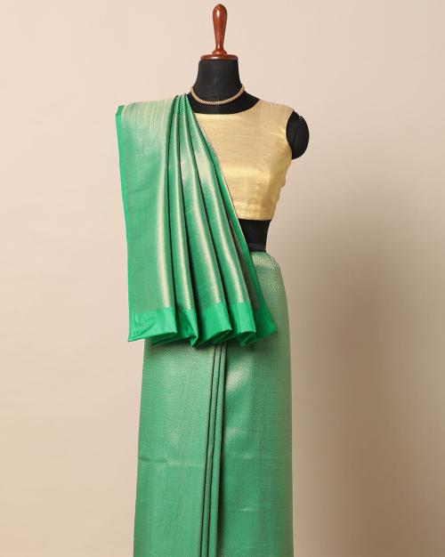 Kanjivaram South Silk Brocade Saree with Rich Pallu