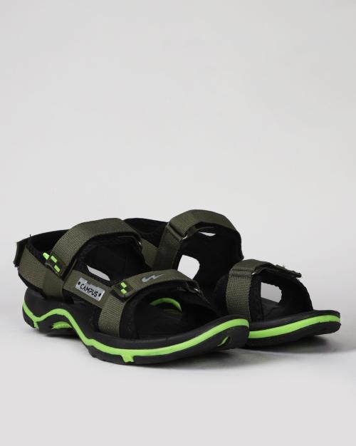 Multi-Strap Sandals with Velcro Fastening