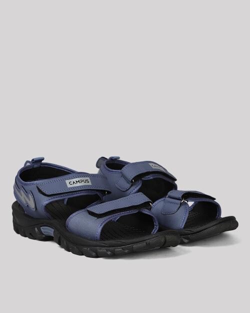 Multi-Strap Sandals with Velcro Fastening
